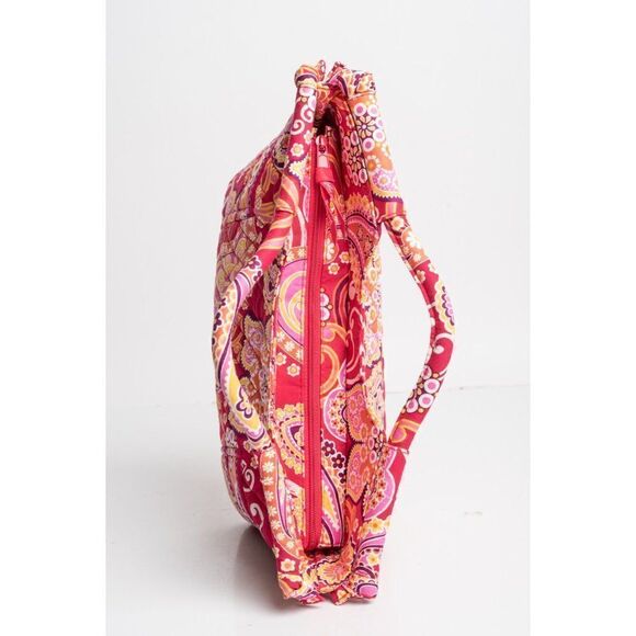 Vera Bradley Womens Double Handled Tote Purse Handbag Bag Raspberry Fizz - Picture 6 of 7